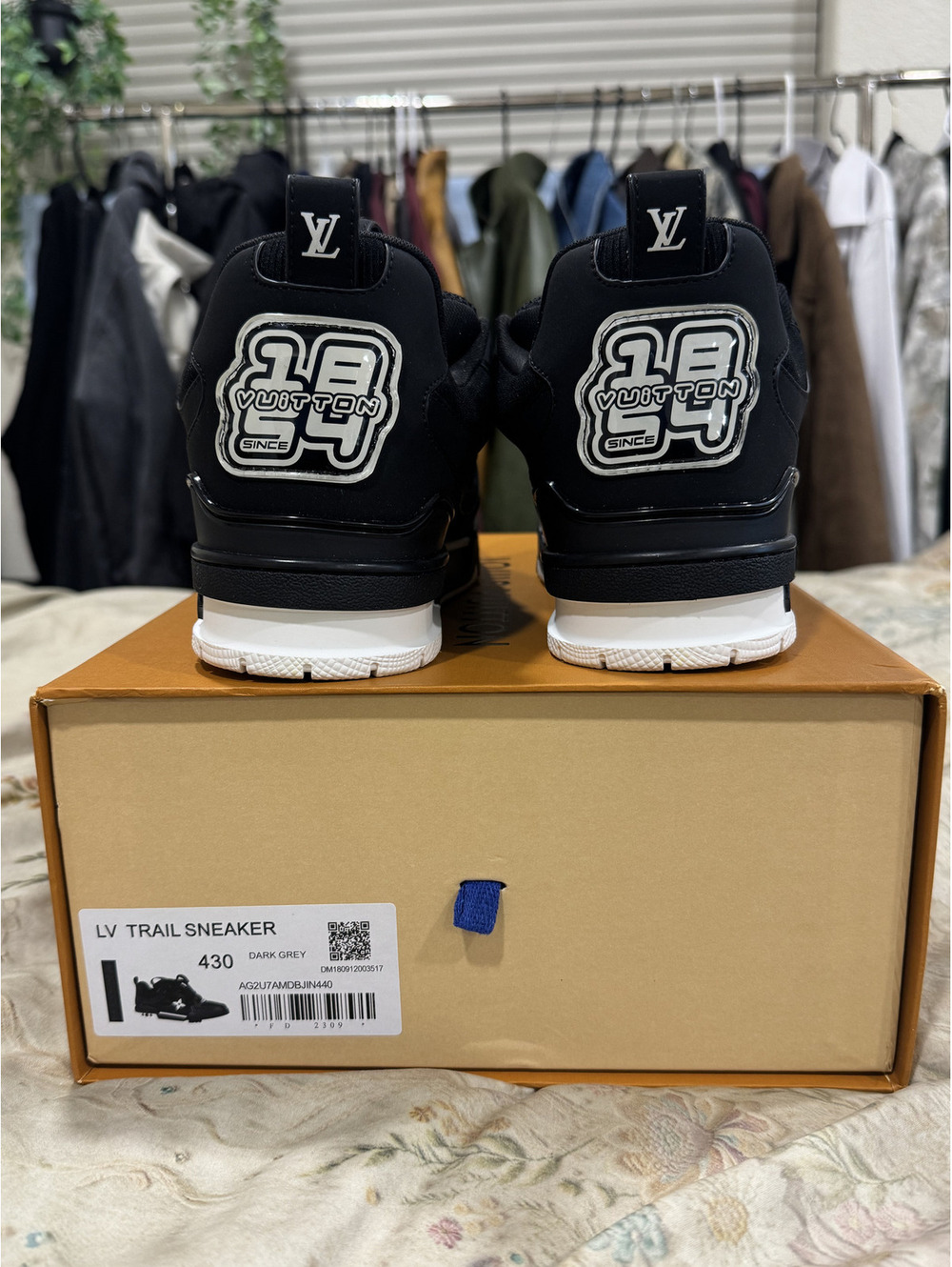 Louis Vuitton LV Trail Sneaker Black White
